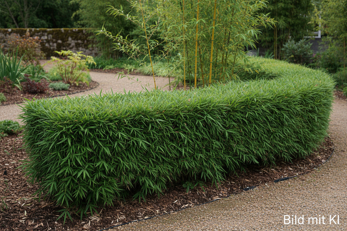 4 x Fargesia murielae 'Jumbo' – Gartenbambus 90–100 cm - keine unterirdischen Ausläufer -Sparset