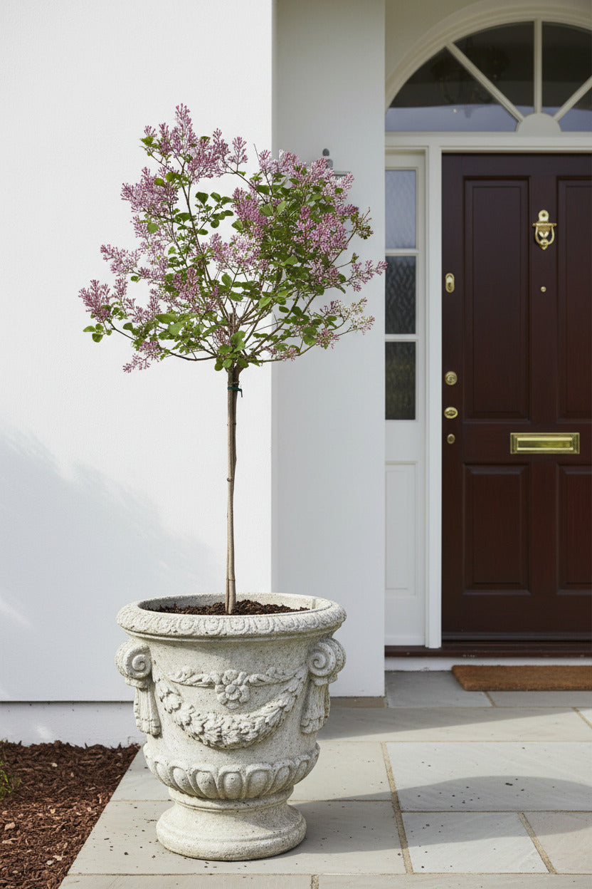 Syringa meyeri "Palibin", Zwerg Duft-Flieder -Hochstamm, Gesamthöhe: 170-180 cm, Stammhöhe: 120 cm