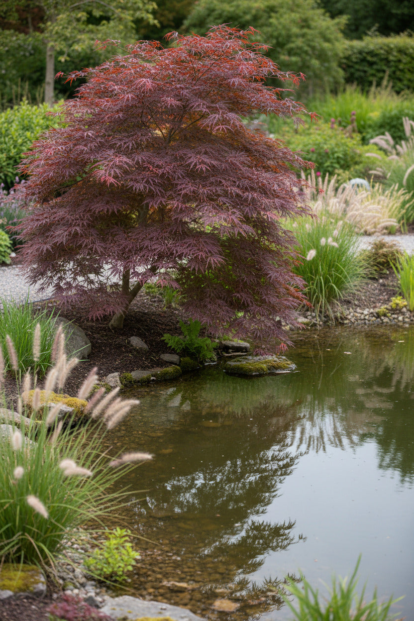 Roter japanischer Fächerahorn XXL – Acer palmatum Atropurpureum – 250 cm