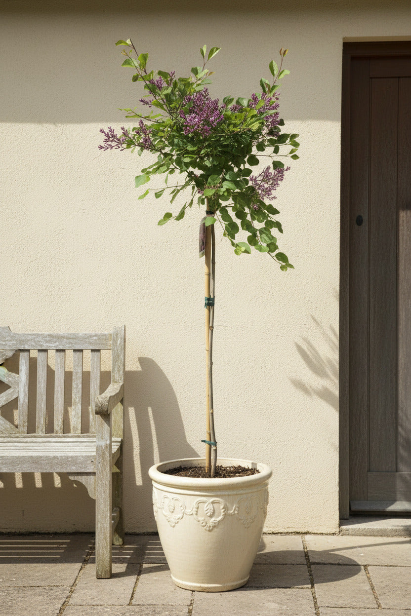 Zwerg Duft-Flieder Stämmchen „Palibin“ 120-130 cm – Winterhartes Zierstämmchen mit duftenden Blüten | Syringa meyeri Palibin